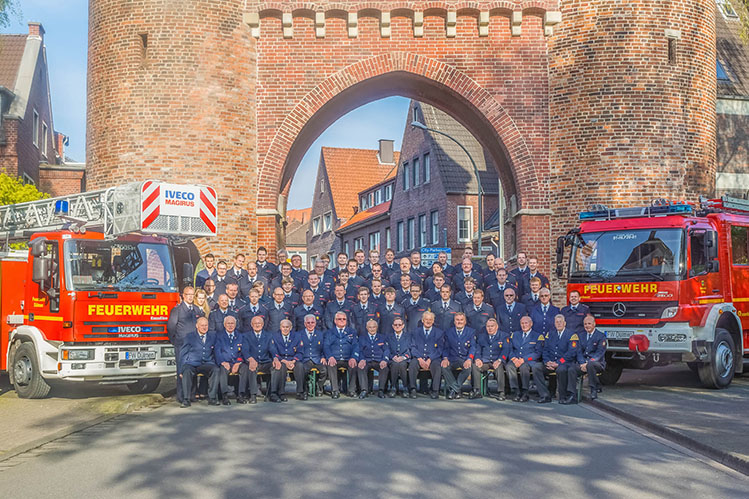 Foto des Löschzuges Dülmen-Mitte aus dem Jahre 2014 