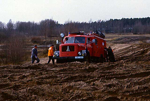 Fahrschule ZLS im Gelände Rheine Gellendorf 1985