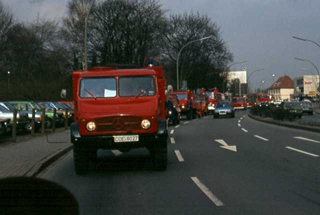 Fahrschule ZLS im Gelände Rheine Gellendorf 1985
