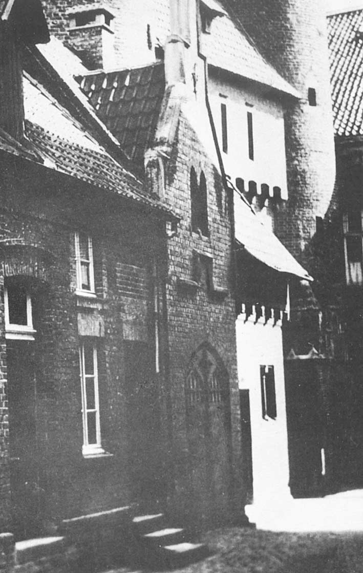 Geräteraum neben dem Lüdinghauser Tor am Ostring. Der Geräteraum wurde bis in die ersten Nachkriegsjahre (1946/47) genutzt.