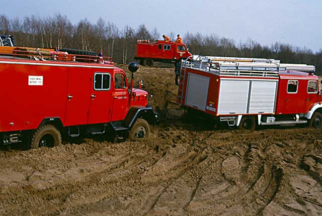 Fahrschule ZLS im Gelände Rheine Gellendorf 1985