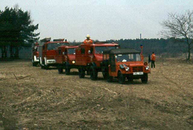 Fahrschule ZLS im Gelände Rheine Gellendorf 1985